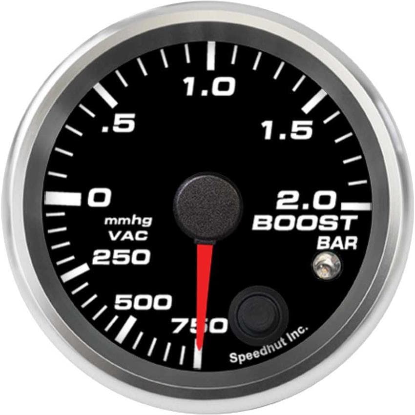 Speedhut R25-BV5-REV 2-5/8" Boost/Vac Gauge 750mmhg-0-2.0 bar