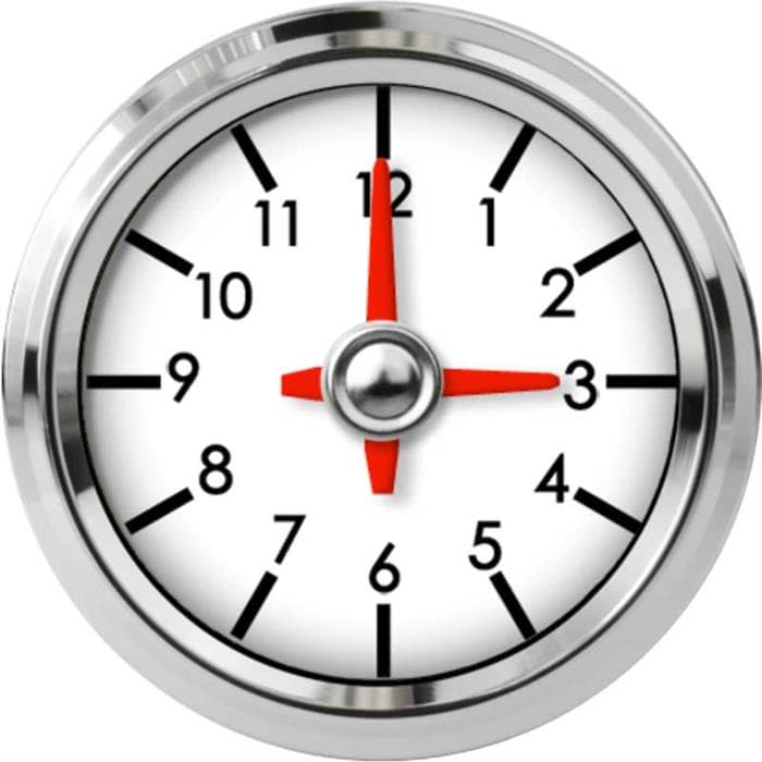 Speedhut L2-CK1-LEG 2-1/16" Clock