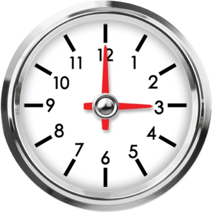 Speedhut L25-CK1-LEG 2-5/8" Clock