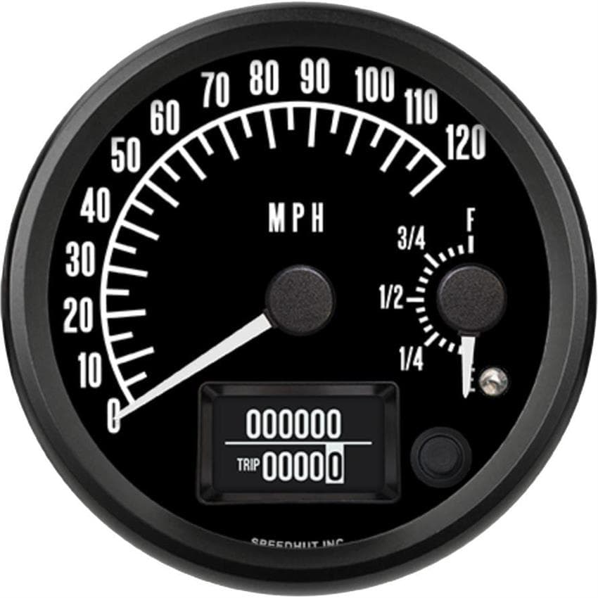Speedhut R4-DS1-PTC 4" Dual Gauge, GPS Speedo/Fuel, Pontiac