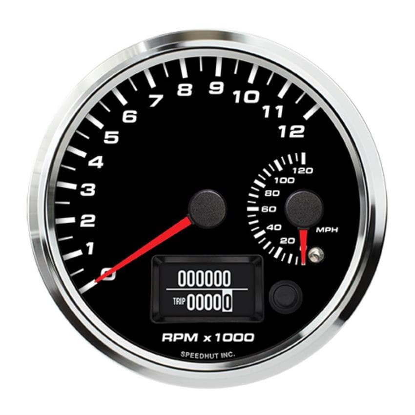 Speedhut R4-DS13-LEG 4" Dual Gauge, 120 mph /12K Tach
