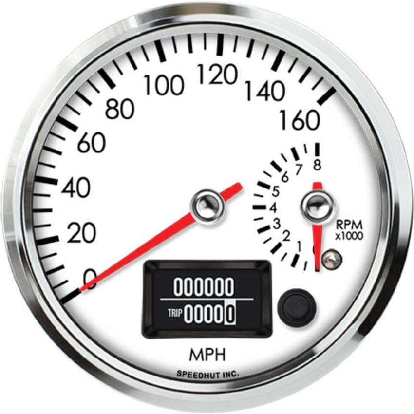Speedhut R45-DS4-LEG 4-1/2" Dual Gauge, 160 mph Speedo/8K Tach