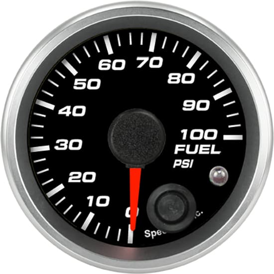 Speedhut R2-FP4-REV 2-1/16" Fuel Pressure Gauge 0-100 psi Warning