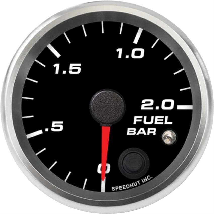 Speedhut R25-FP6-REV 2-5/8" Fuel Pressure Gauge 0-2.0 bar Warning