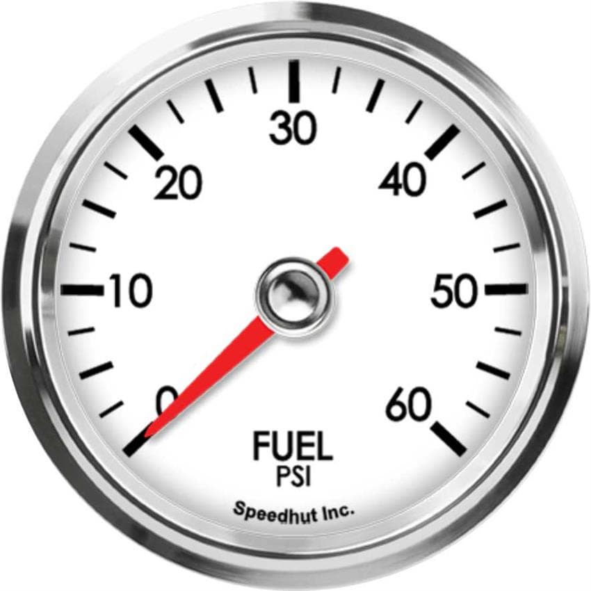Speedhut L25-FP3-LEG 2-5/8" Fuel Pressure Gauge 0-60 psi