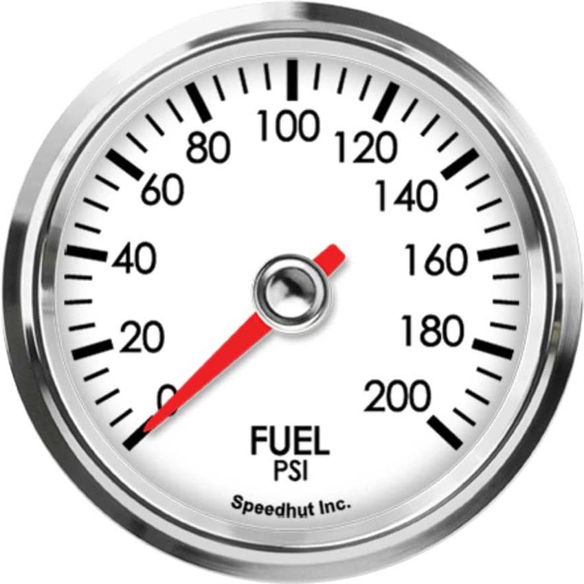 Speedhut L25-FP5-LEG 2-5/8" Fuel Pressure Gauge 0-200 psi