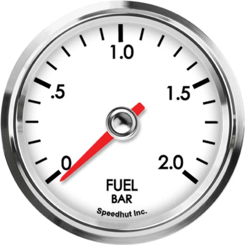 Speedhut L25-FP6-LEG 2-5/8" Fuel Pressure Gauge 0-2.0 bar