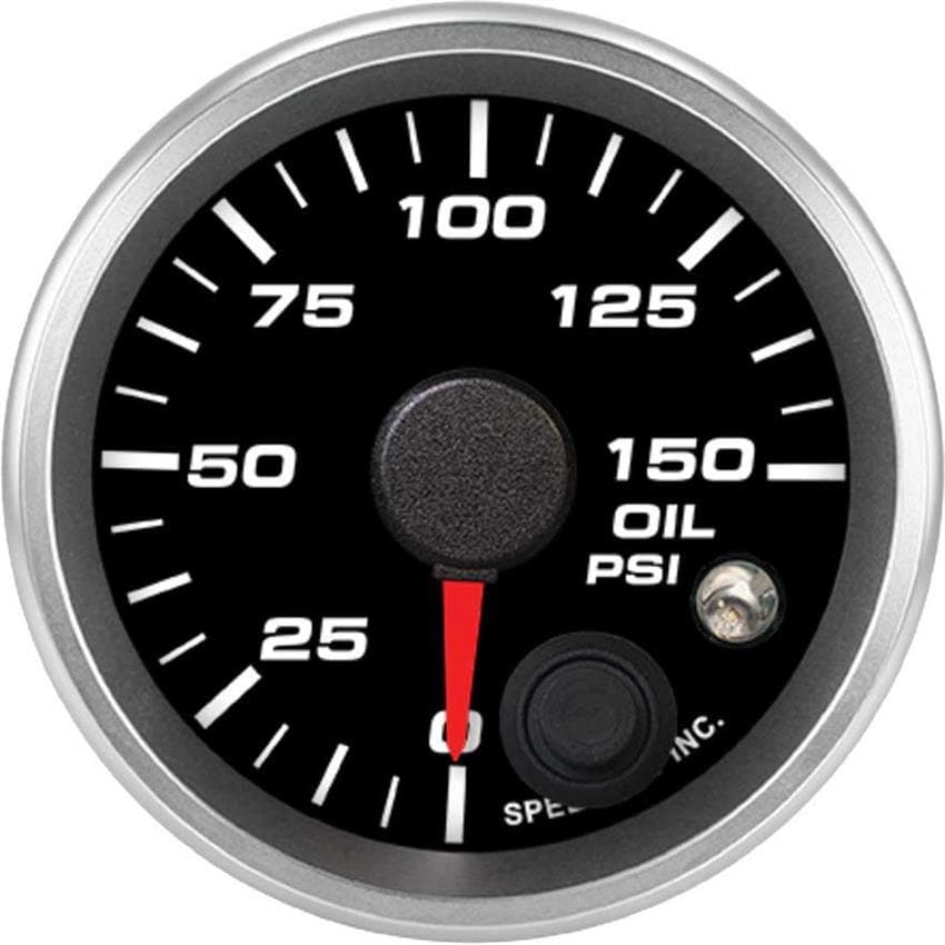 Speedhut R2-OP7-REV 2-1/16" Oil Pressure Gauge 0-150 w/Warning