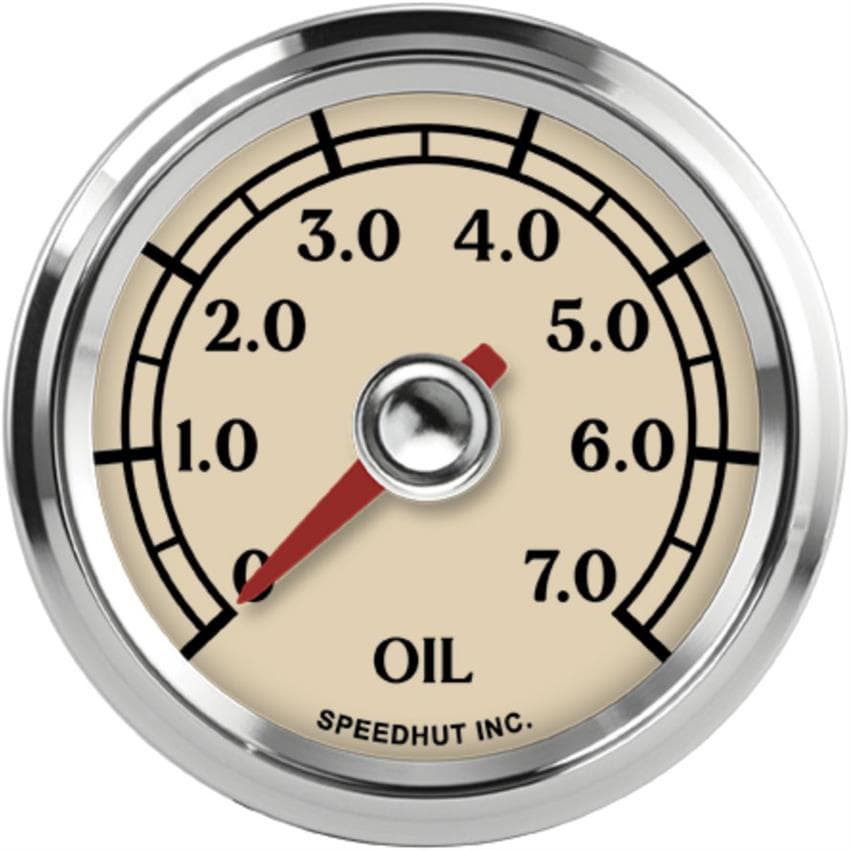 Speedhut L2-OP4-ATQ 2-1/16" Oil Pressure Gauge, 0-150 PSI
