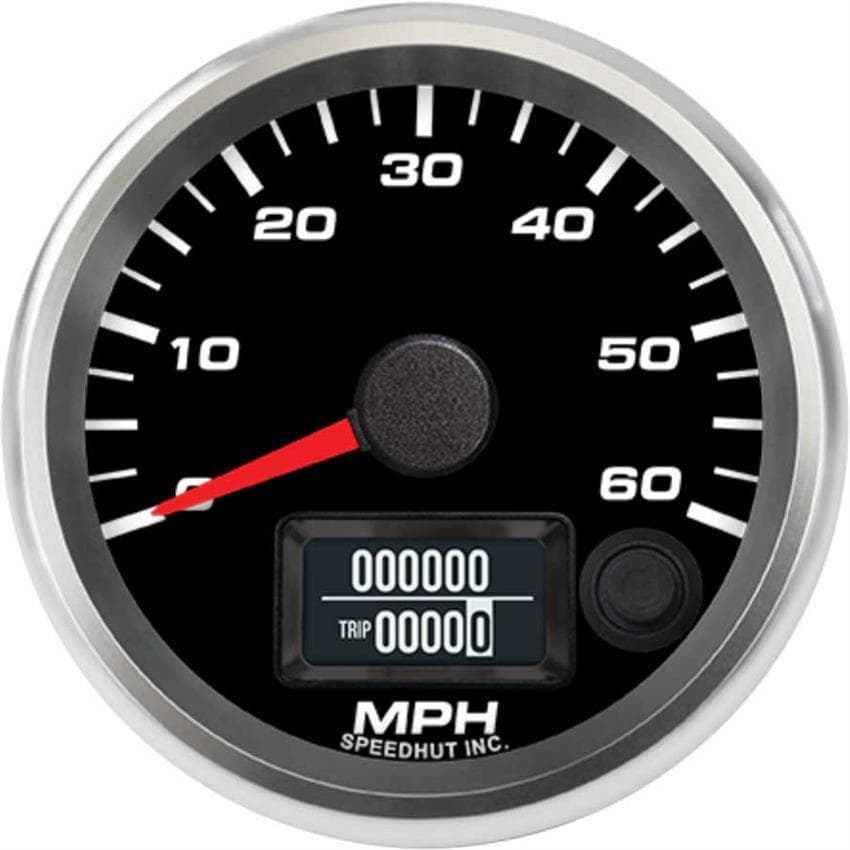 Speedhut R25-S7-REV 2-5/8" GPS Speedo 60 mph