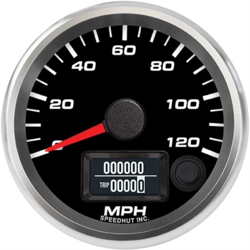 Speedhut R25-S1-REV 2-5/8" GPS Speedo 120 mph
