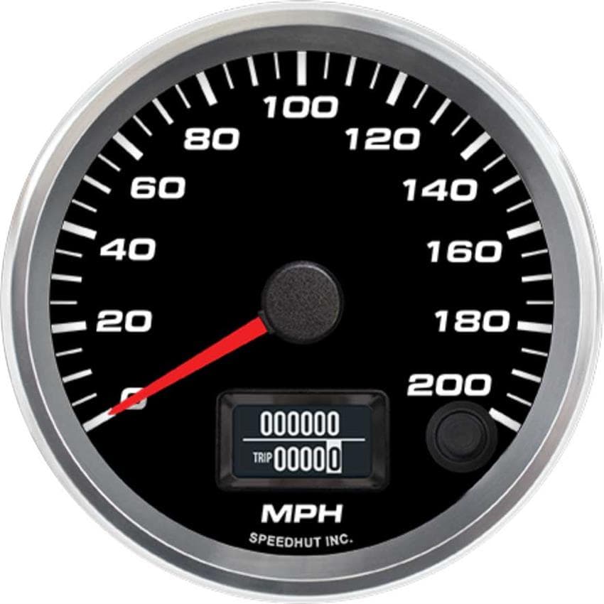 Speedhut R3-S16-REV 3-3/8" GPS Speedo 200 mph