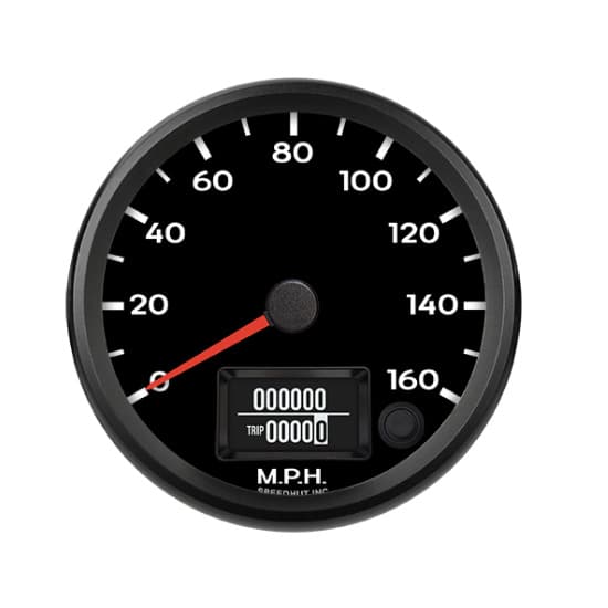 Speedhut R4-S3-PCH 4" GPS Speedometer, 160 mph Porsche Series