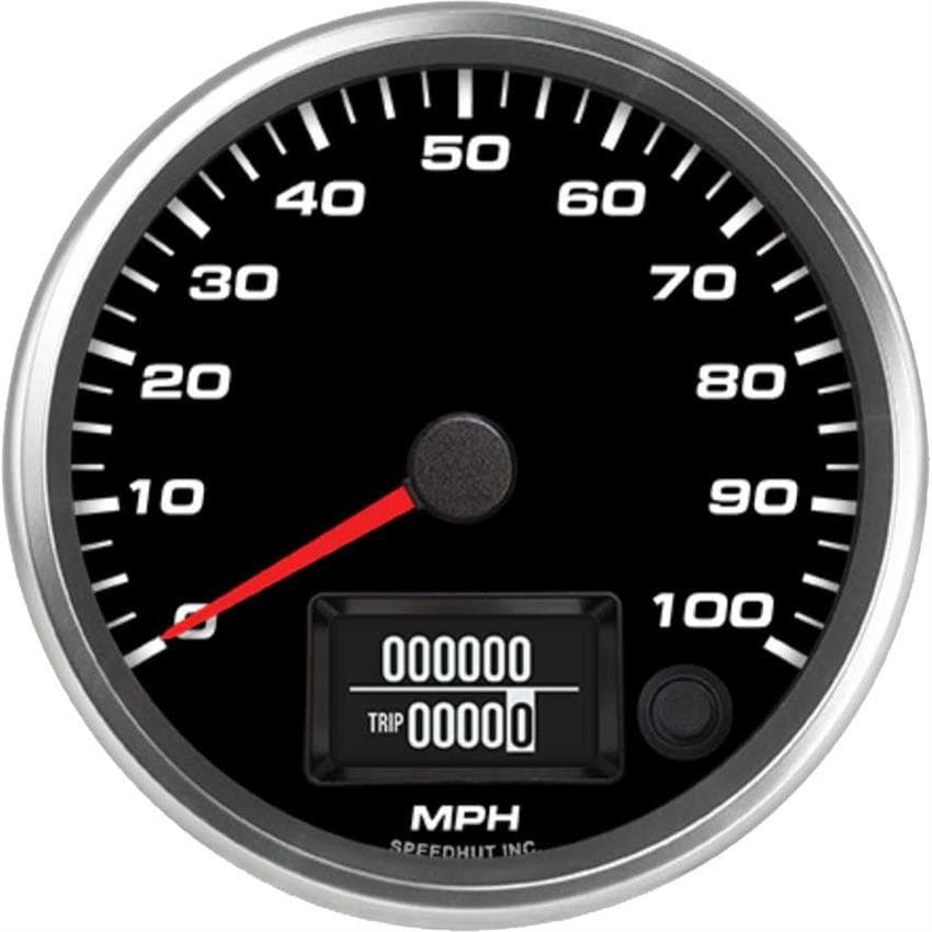 Speedhut R4-S19-REV 4" GPS Speedo 100 mph