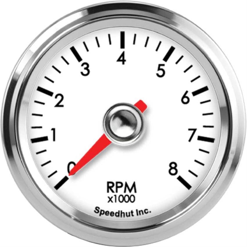 Speedhut L2-TC3-LEG 2 1/16" Tachometer 8K RPM