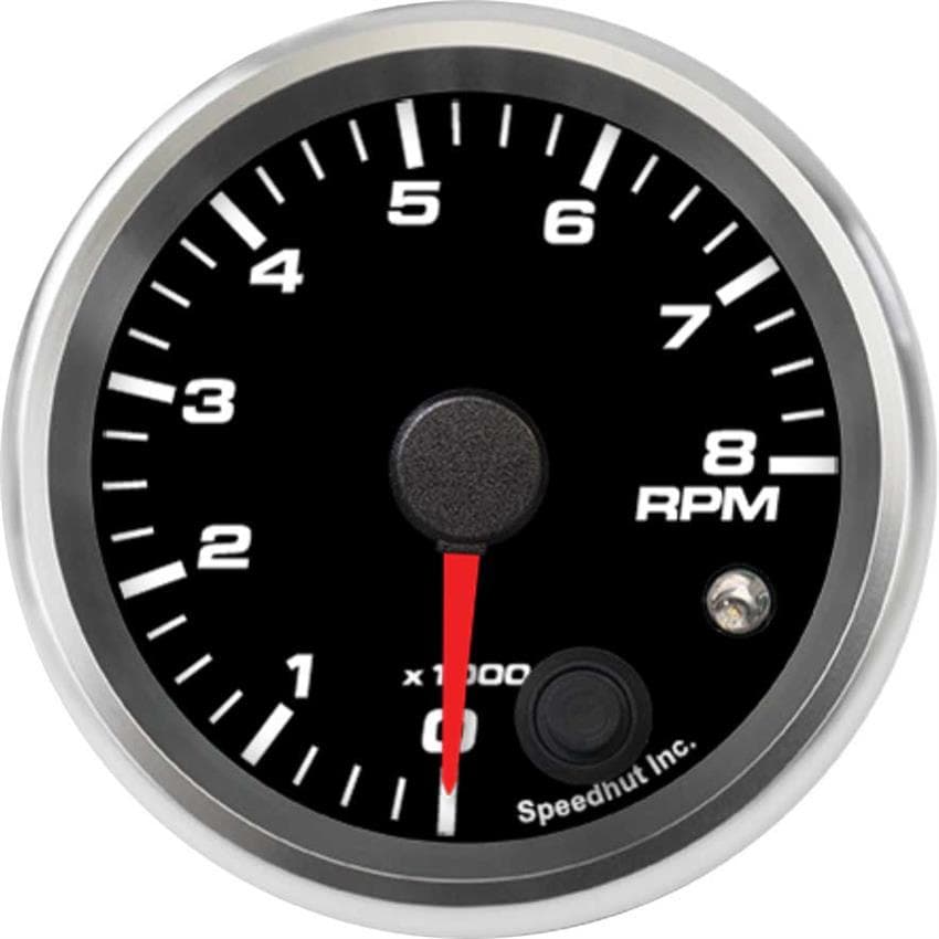 Speedhut R25-TC3-REV 2-5/8" Tachometer 8K RPM Shift-light