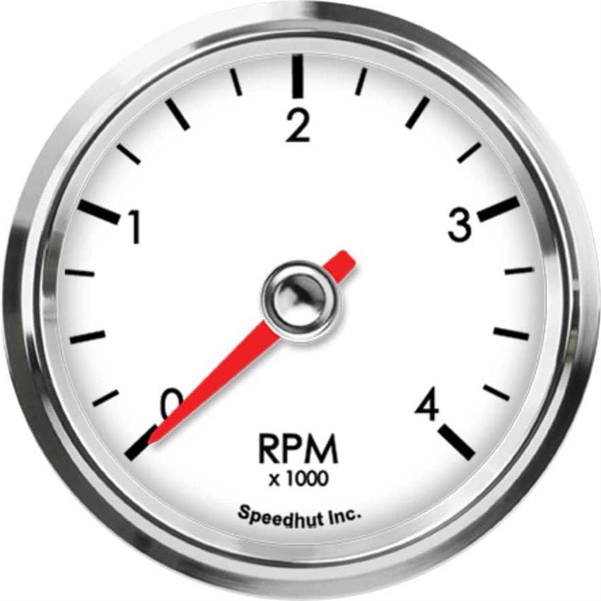 Speedhut L25-TC1-LEG 2-5/8" Tachometer 4K RPM
