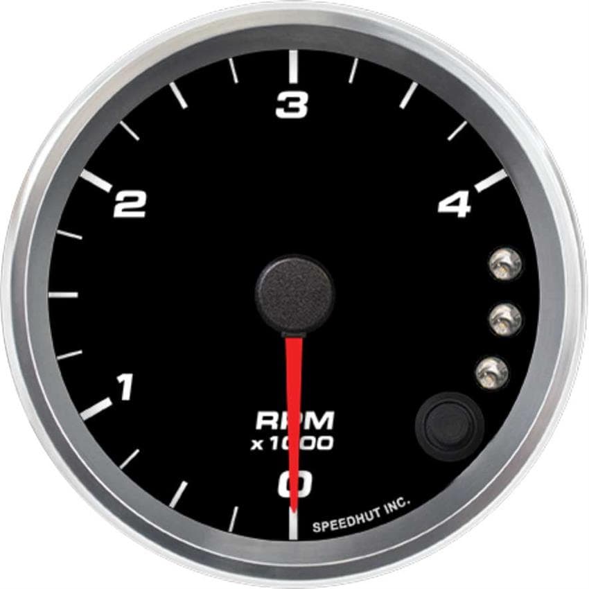 Speedhut R3-TC1-REV 3-3/8" Tachometer 4K RPM Shift-light