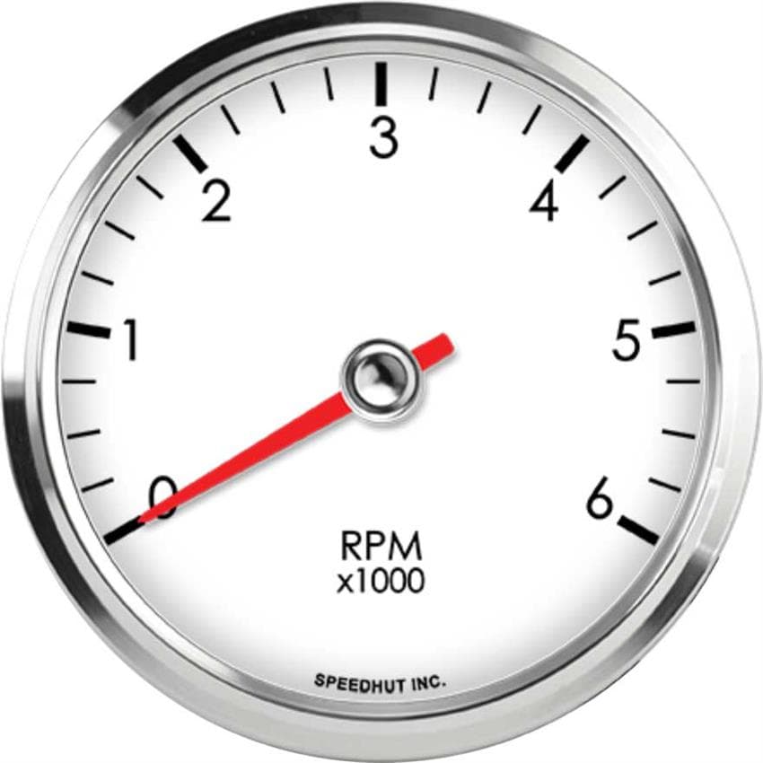 Speedhut L3-TC2-LEG 3-3/8" Tachometer 6K RPM