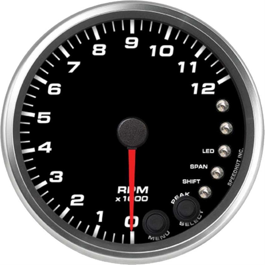 Speedhut R4-TC5-REV 4" Tachometer 12K RPM Shift-light