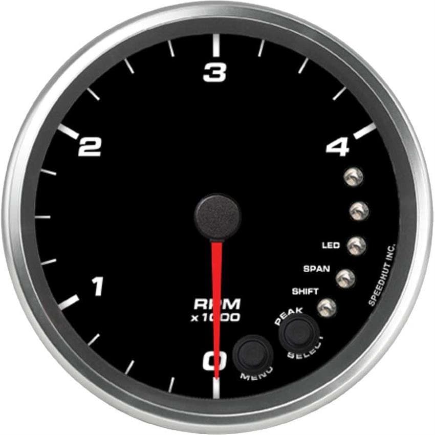 Speedhut R45-TC1-REV 4-1/2" Tachometer 4K RPM Shift-light, Dash