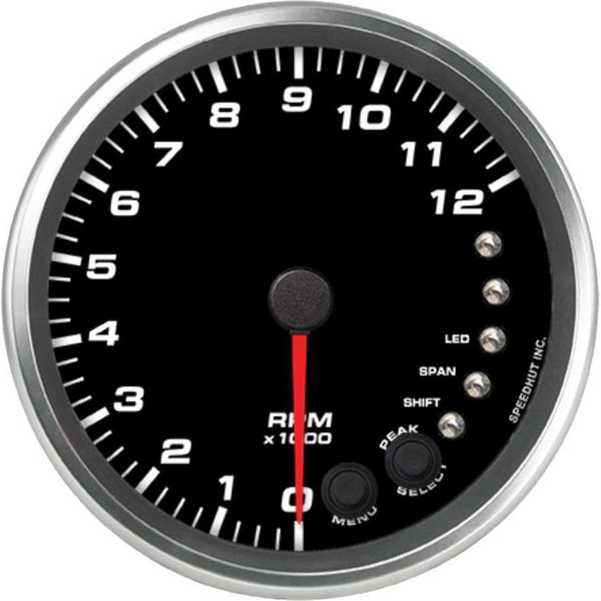 Speedhut R45-TC5-REV 4-1/2" Tachometer 12K RPM Shift-light, Dash