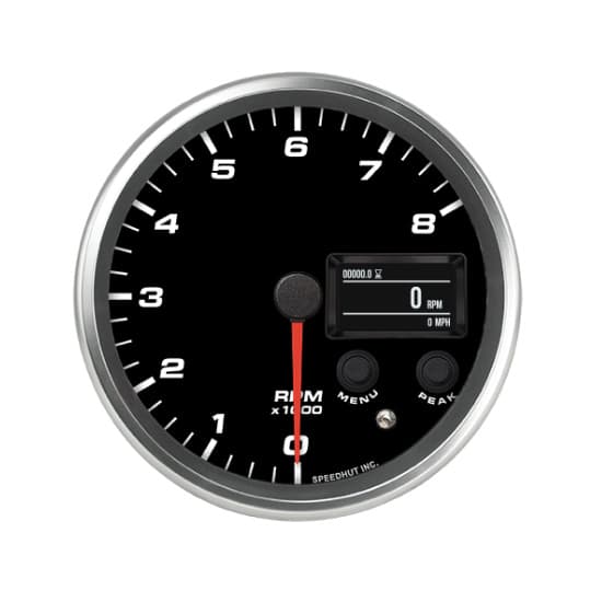 Speedhut R45-TCR1-REV 4-1/2" Playback Tachometer 8K PM/DM