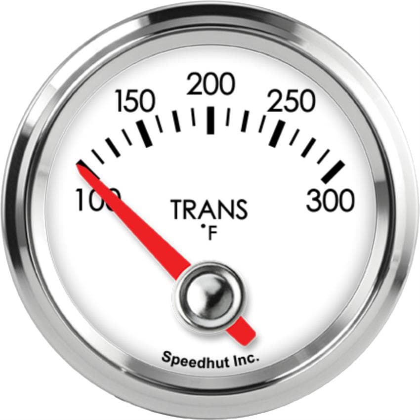 Speedhut L2-TT2-LEG 2-1/16" Trans Temp Gauge 100-300F 90 Degree