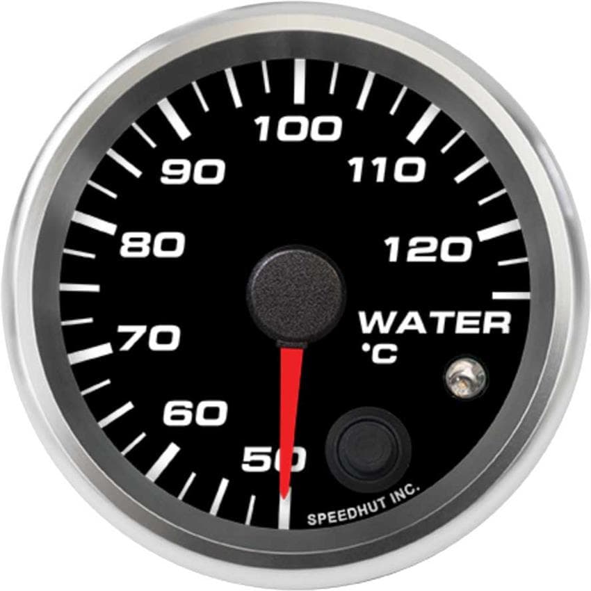 Speedhut R25-WT2-REV 2-5/8" Water Temp Gauge 50-125C w/Warning