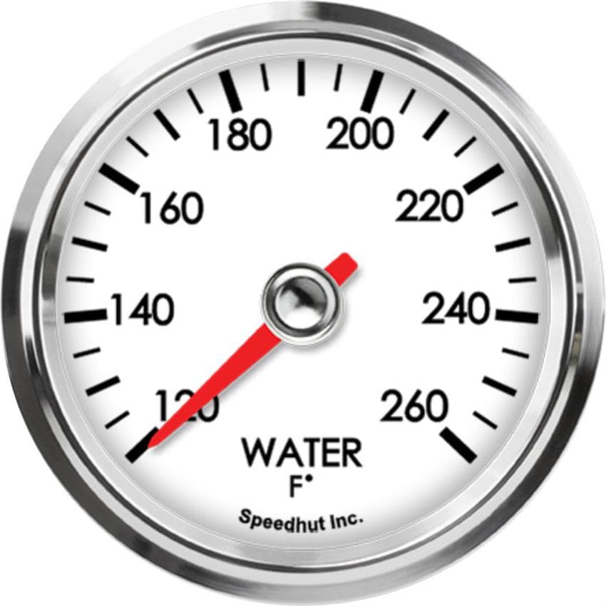 Speedhut L25-WT1-LEG 2-5/8" Water Temp Gauge 120-260F