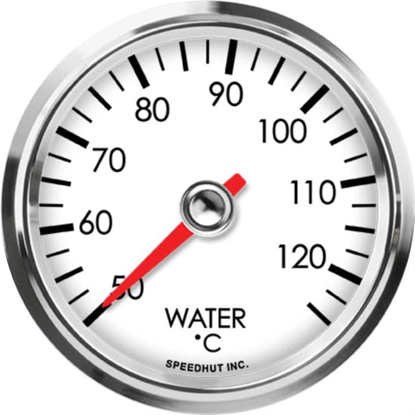 Speedhut L25-WT2-LEG 2-5/8" Water Temp Gauge 50-125C