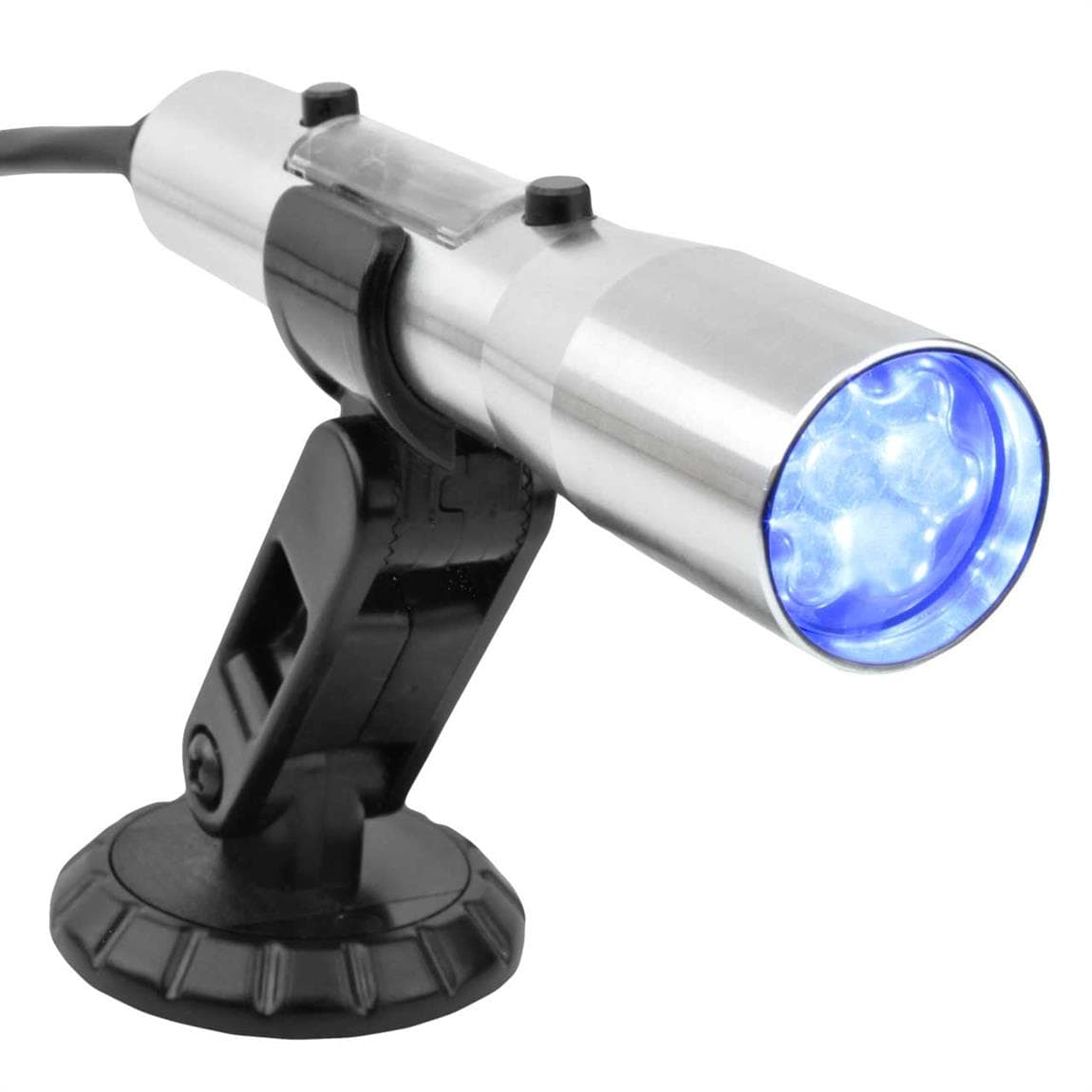 Speedhut A-147 SST Shift Light, Blue LEDs Silver Aluminum Tube