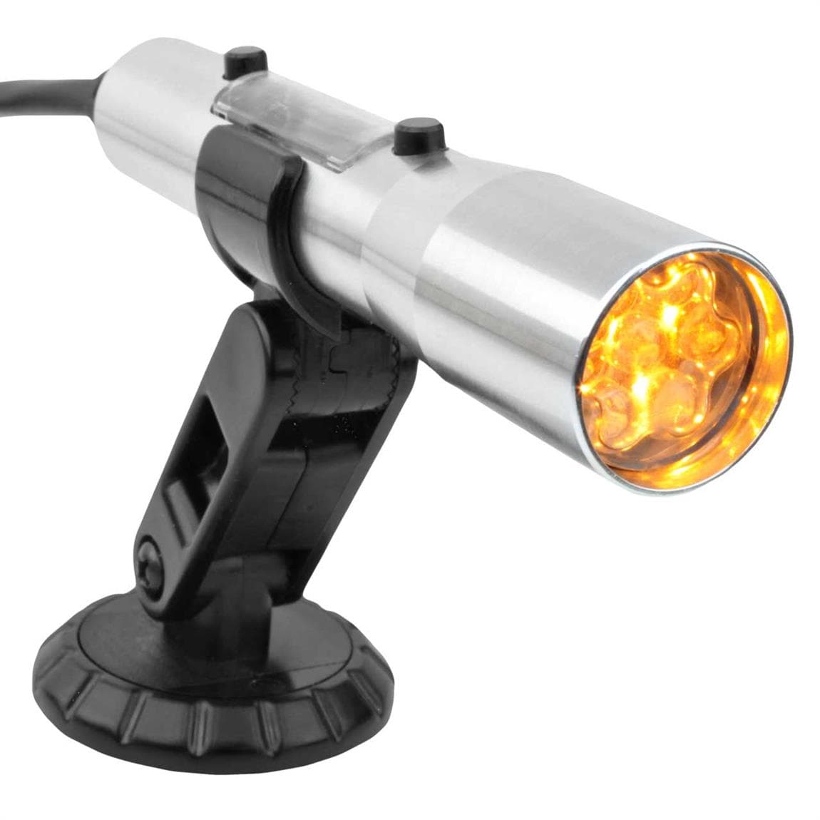 Speedhut A-269 SST-MAX OBDII Shift Light Yellow LEDs- Silver Tube