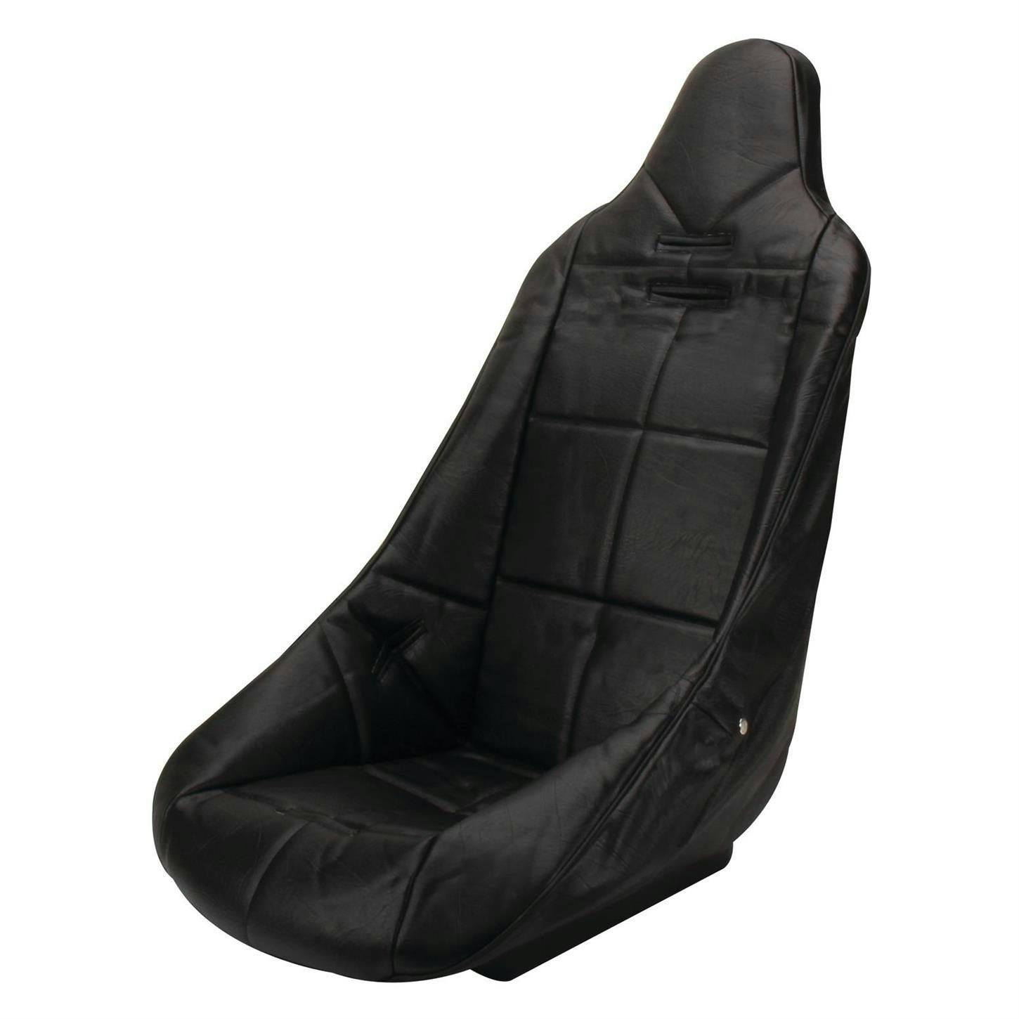 EMPI 62-2310 High Back Bucket Seat Cover, Black w/Square Pattern, Each