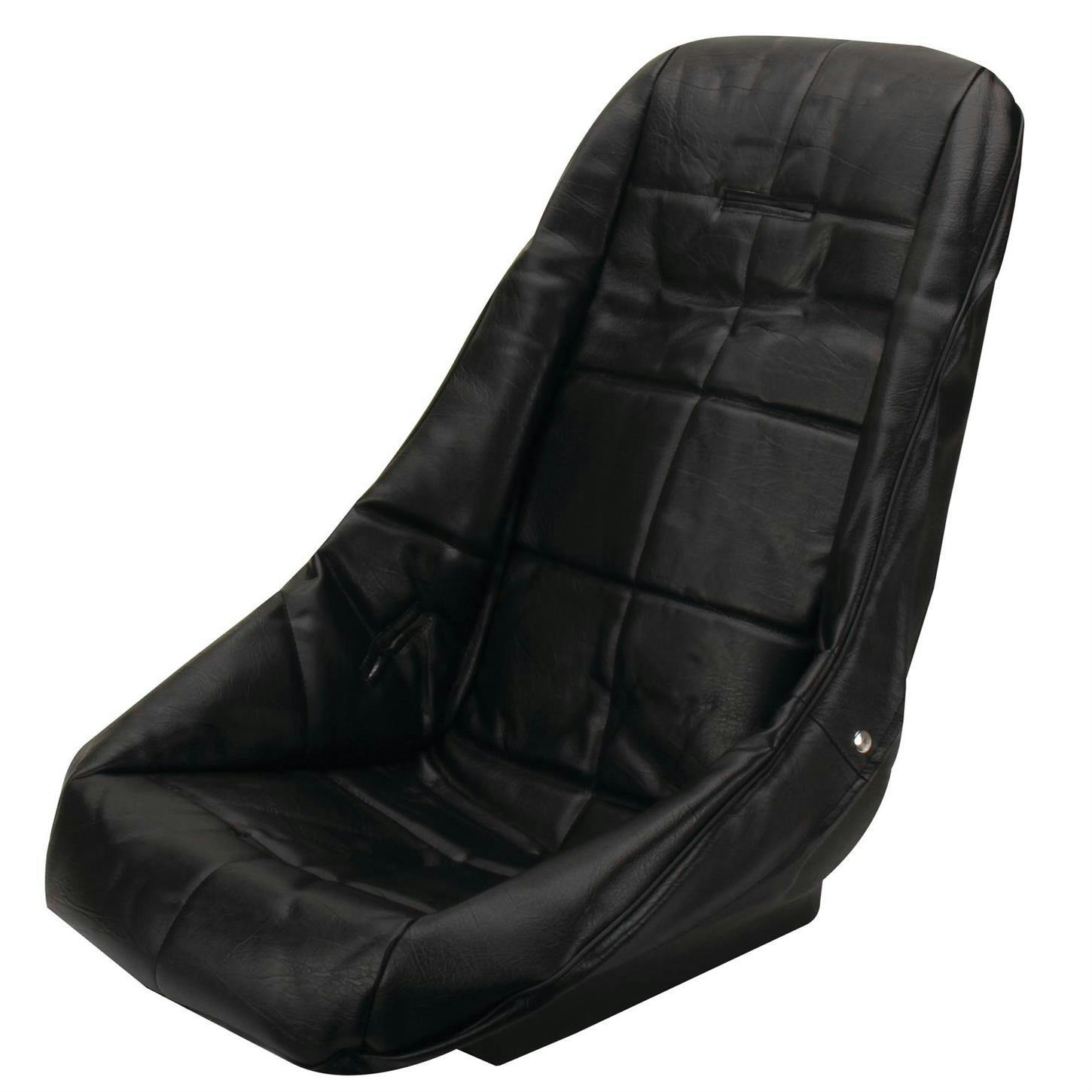 EMPI 62-2408 Poly Low Back Bucket Seat Cover, Black w/Square Pattern