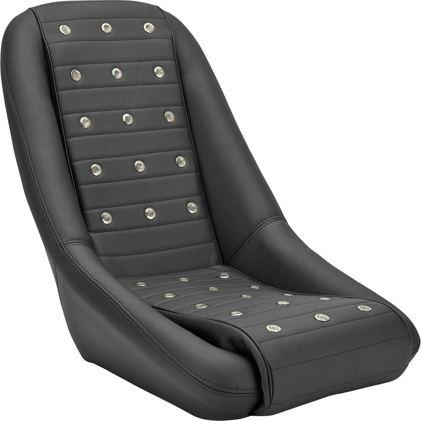 EMPI 62-2881-0 Low-Back Roadster Style Seat W/Polished Vent Grommets