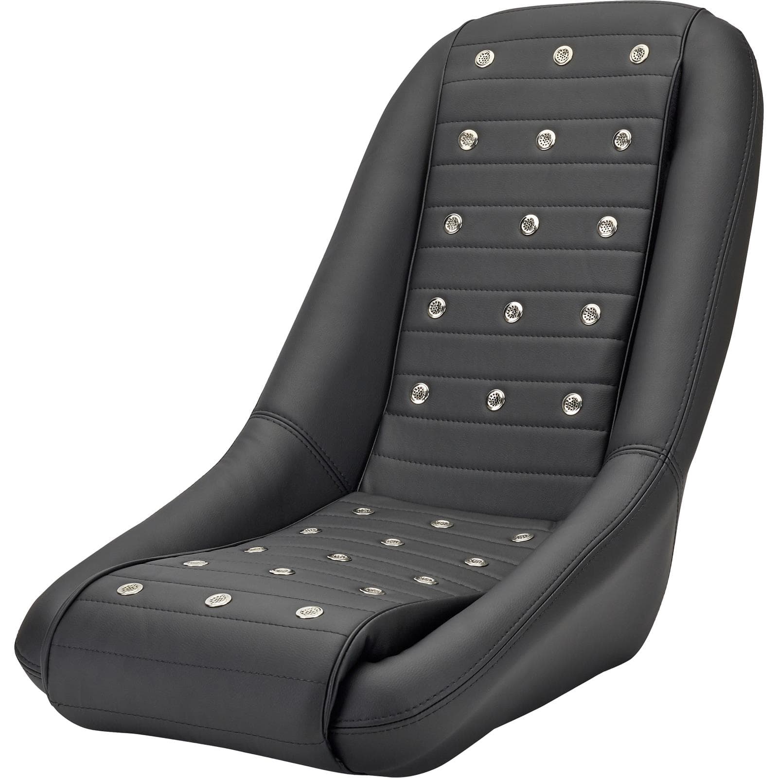 EMPI 62-2881-0 Low-Back Roadster Style Seat W/Polished Vent Grommets