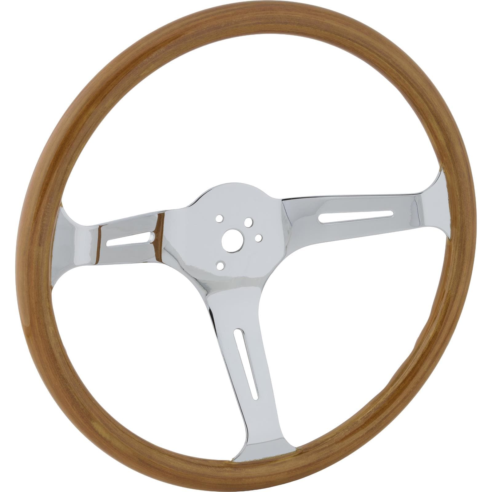 EMPI 79-4028-7 Light Classic Wood Steering Wheel, 15 x 3, 23mm