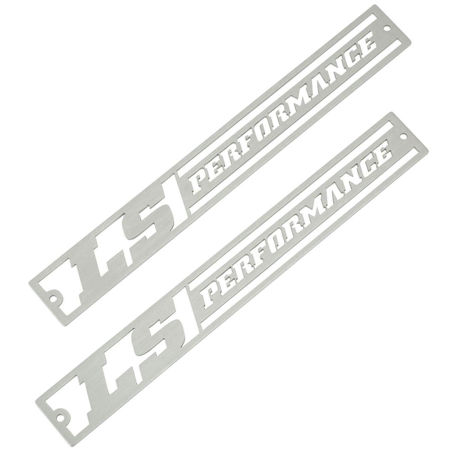 AVS Motorsports IBK-0011 LS Performance Insert Badge, Alum, Pair