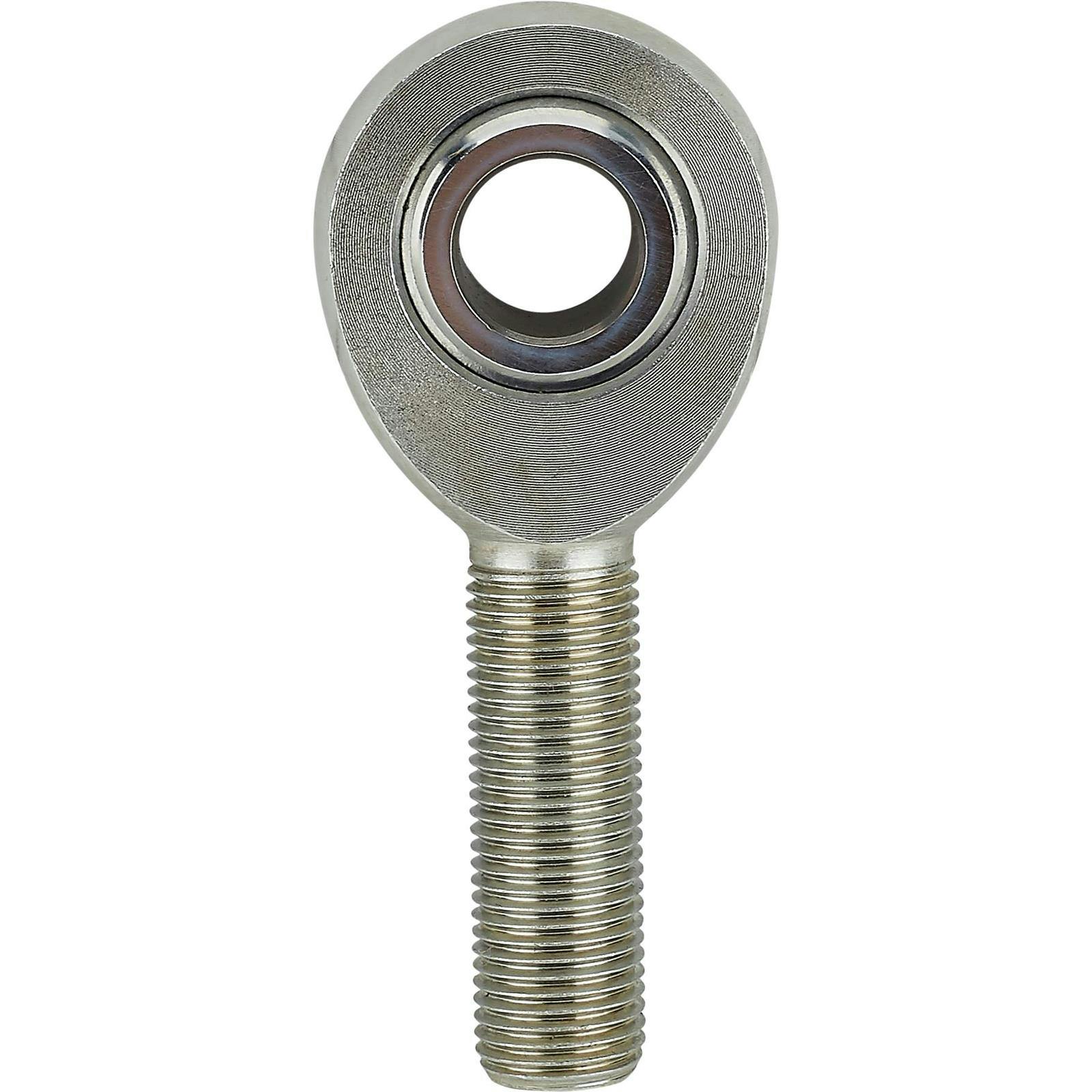 Precision Carbon Steel RH Male Heim Joint Rod Ends, 1/2 Inch