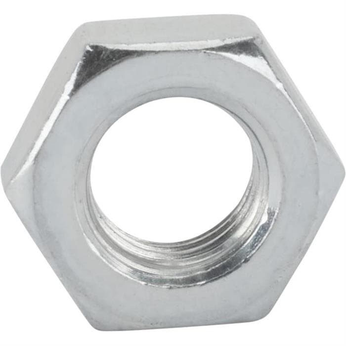 5/16-24 SAE J995 Grade 5 Zinc Finish Steel Jam Nut, LH