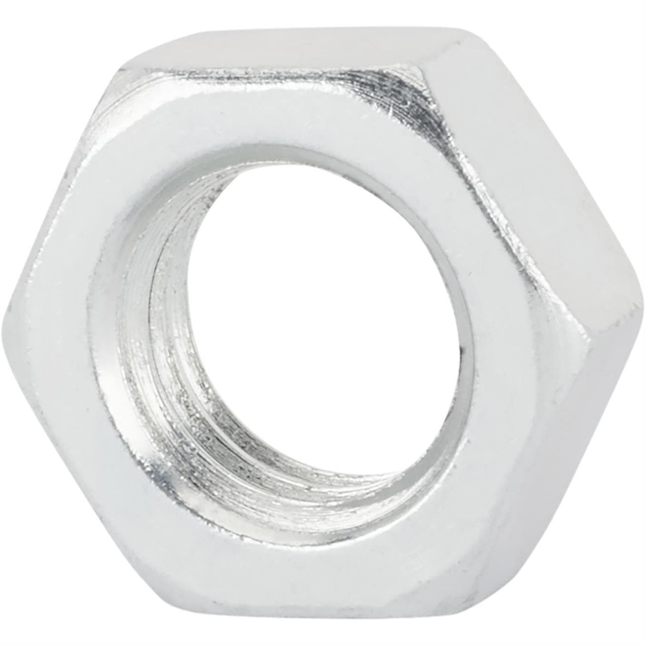 Steel Hex Jam Nut, 3/4 Inch, Zinc Plated