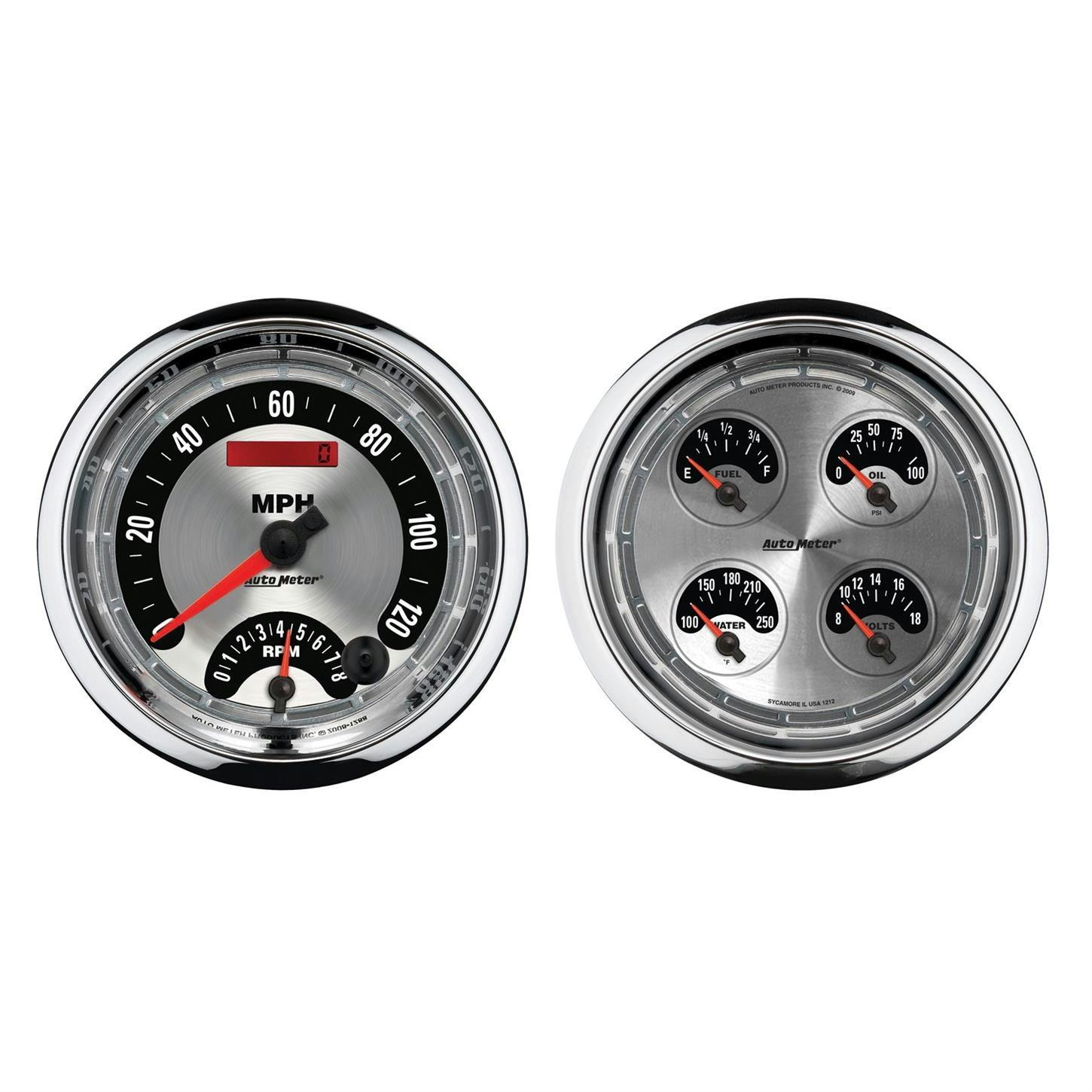 AutoMeter 1205 American Muscle Air-Core Quad Gauge