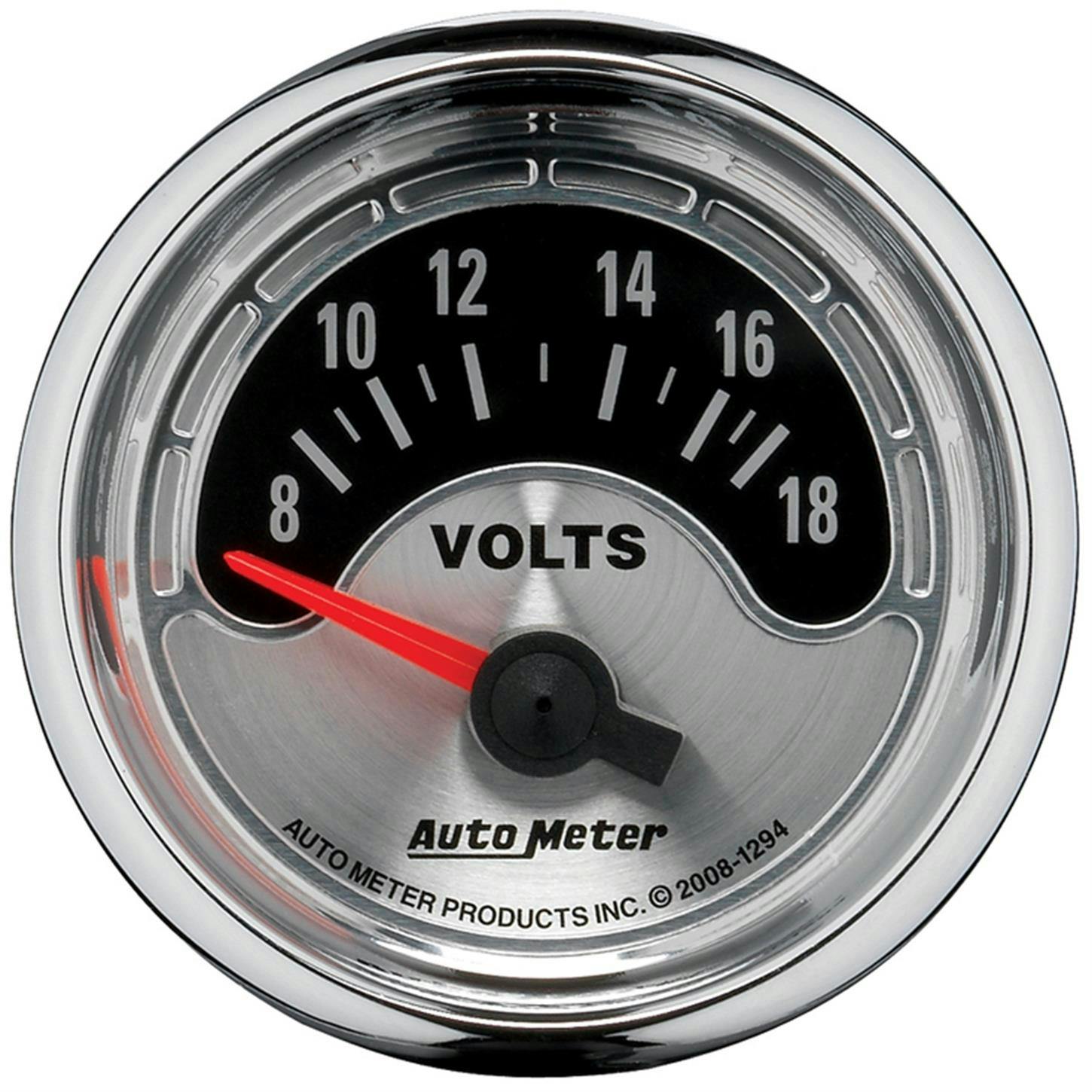 AutoMeter 1294 American Muscle Air-Core Voltmeter Gauge