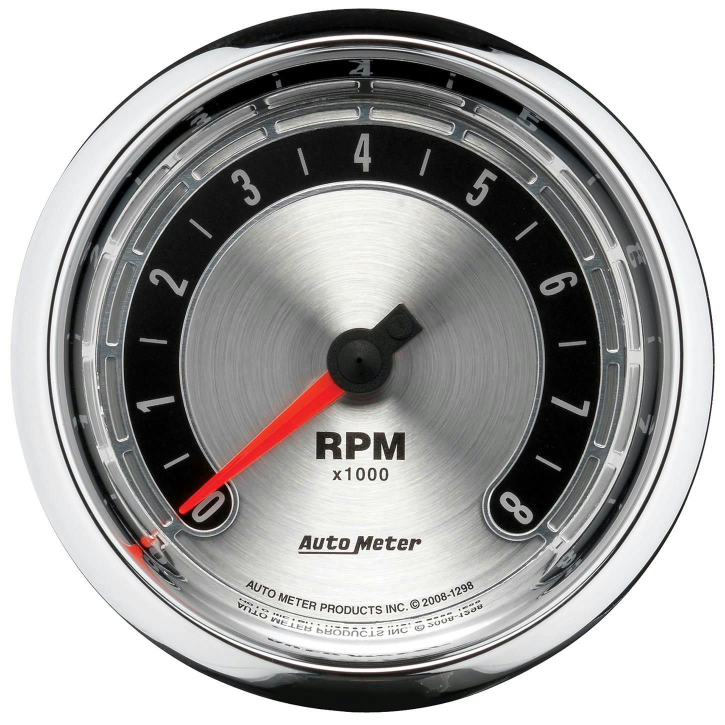 AutoMeter 1298 American Muscle Air-Core In-Dash Tachometer Gauge