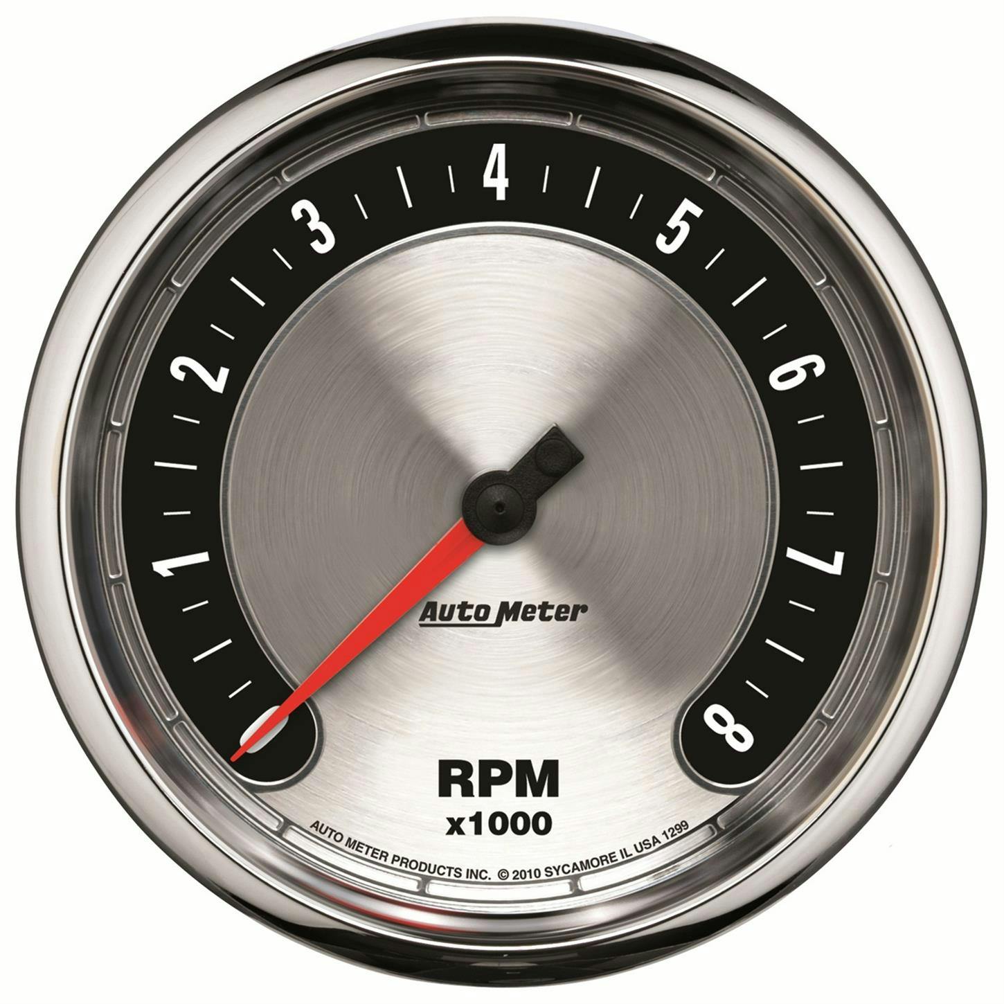 AutoMeter 1299 Tach Gauge, 5 Inch, 8K RPM, In-Dash, AM