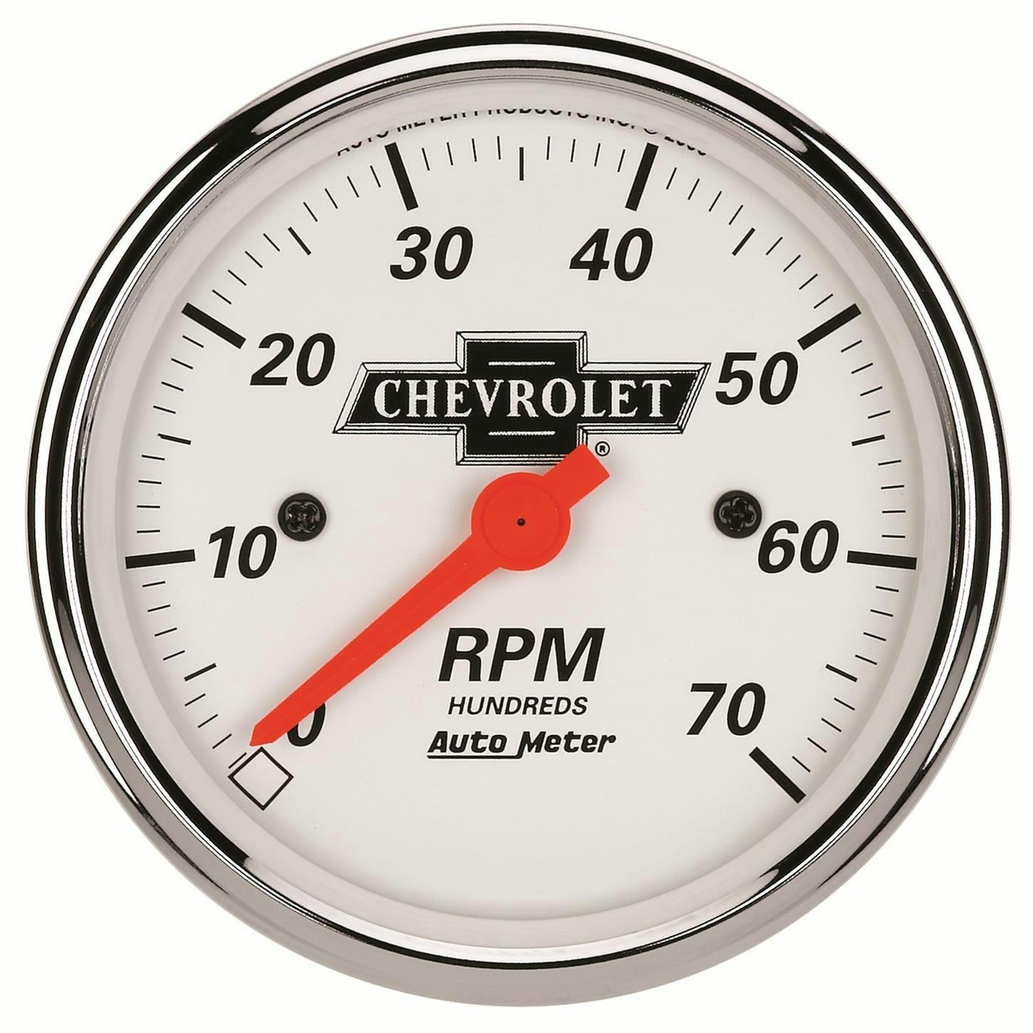 AutoMeter 1398-00408 Chevy Vintage Air-Core In-Dash Tachometer