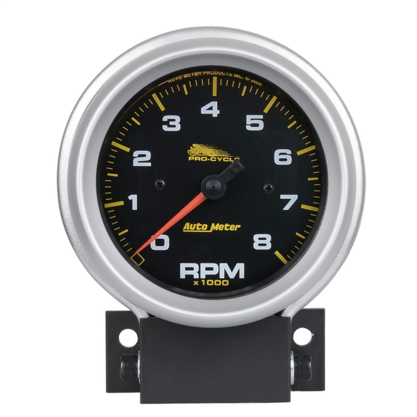 AutoMeter 19201 Tach Gauge, 3 3/4 Inch, 8K RPM, 2/4 Cylinder