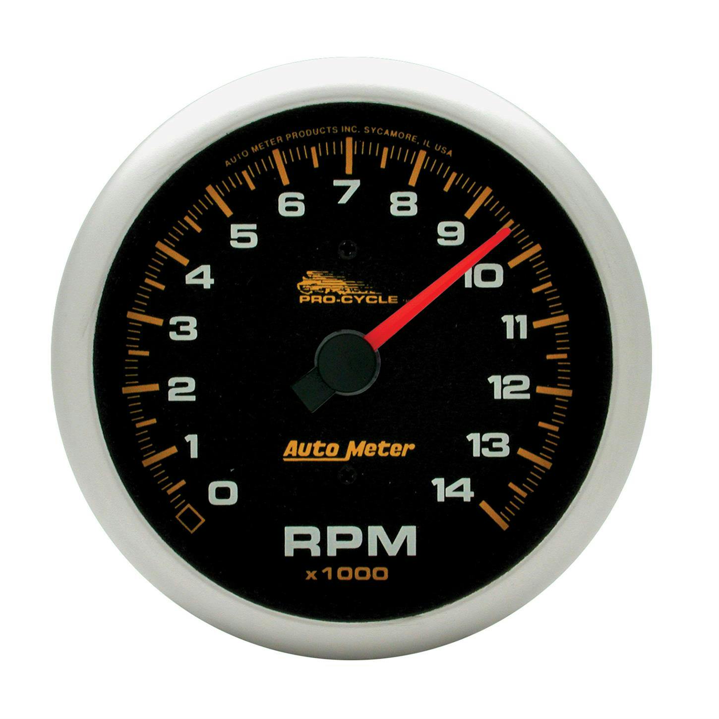 AutoMeter 19231 Tach Gauge, 3 3/4 Inch, 14K RPM, 2/4 Cylinder