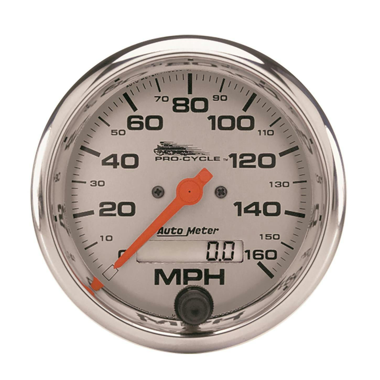 AutoMeter 19356 Speedo Gauge, 3 3/4 Inch, 160 MPH, Silver